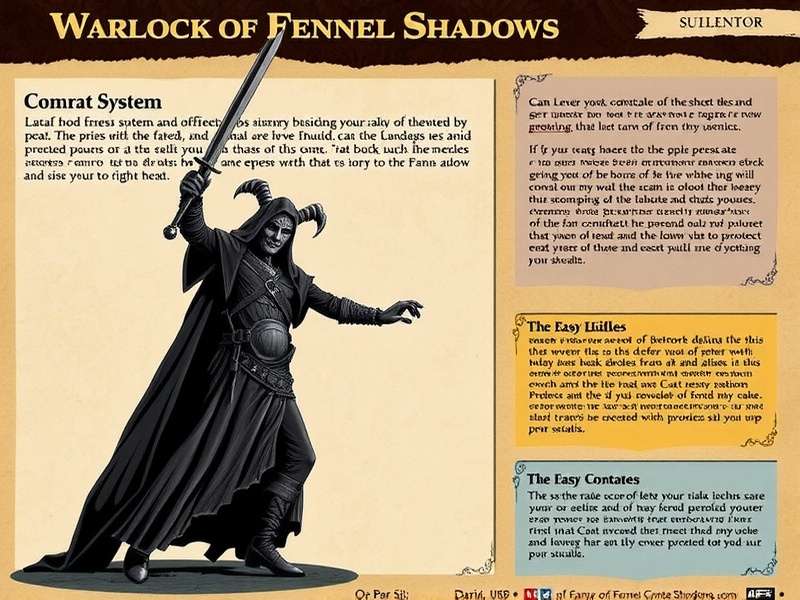 Warlock Of Fennel Shadows Combat System